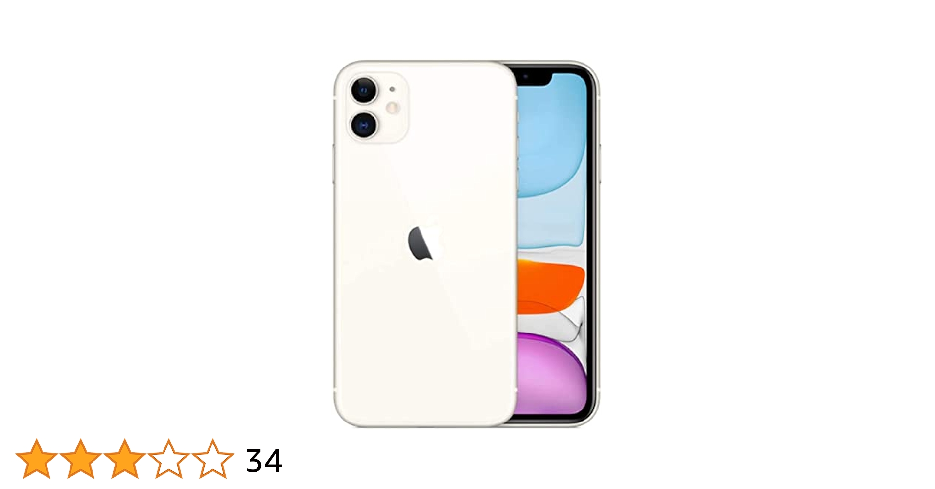 Apple iPhone 11 ホワイト 6.1インチ Apple iPhone 11 128GB - Unlocked - 6.1-inch - White (Renewed